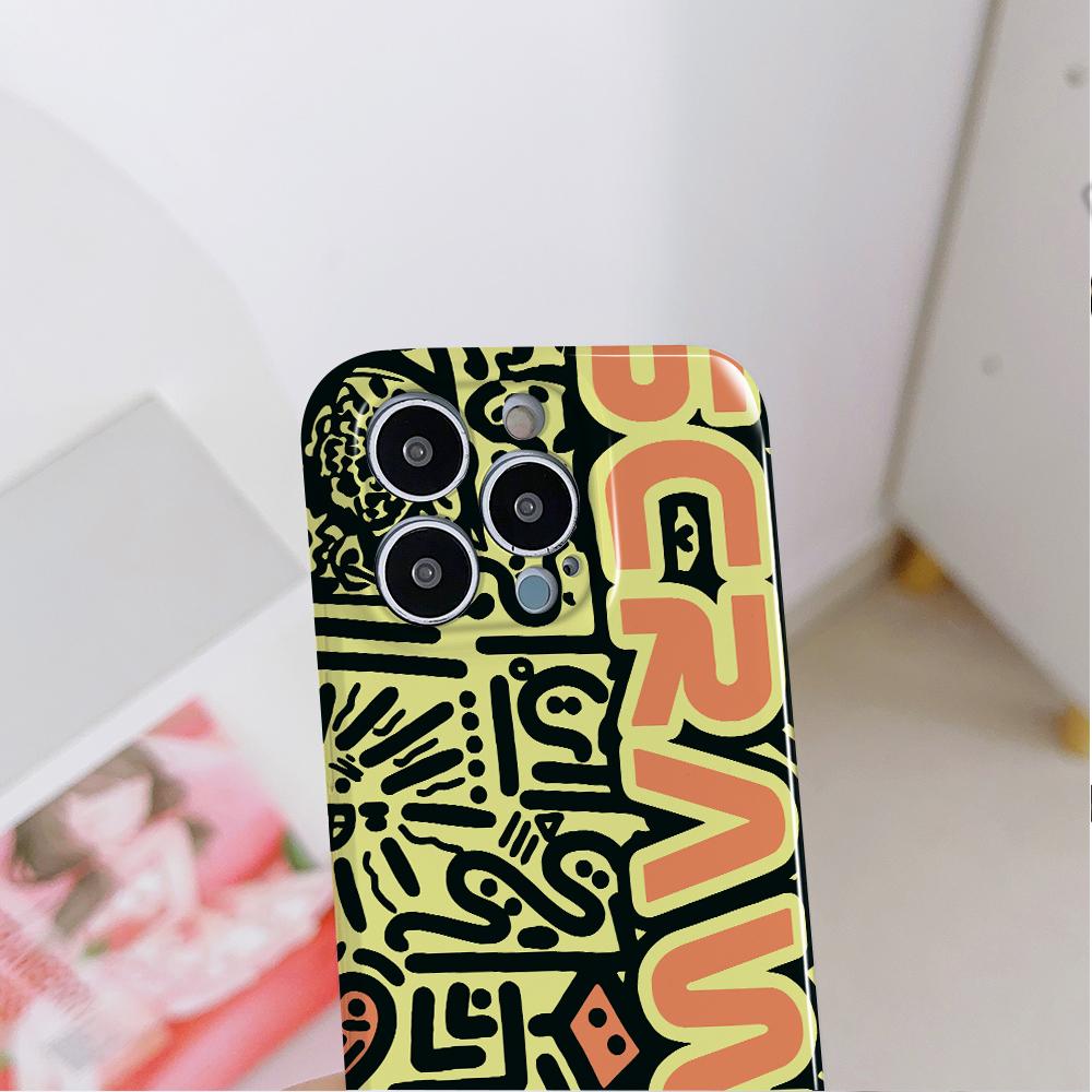 Všetko v jednom Puzdro na telefón s filmovým motívom Kreslený Módny dizajn Tvrdá škrupina Plné pokrytie Ochranné puzdro na fotoaparát pre Samsung Xiaomi Poco Redmi Infinix Tecno