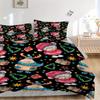3pcs Christmas Bear Bedding Set, Suitable for Bedroom Decoration, (Includes 1 Duvet Cover And 2 Pillowcases, Quilt Not Included) Yy250822121
