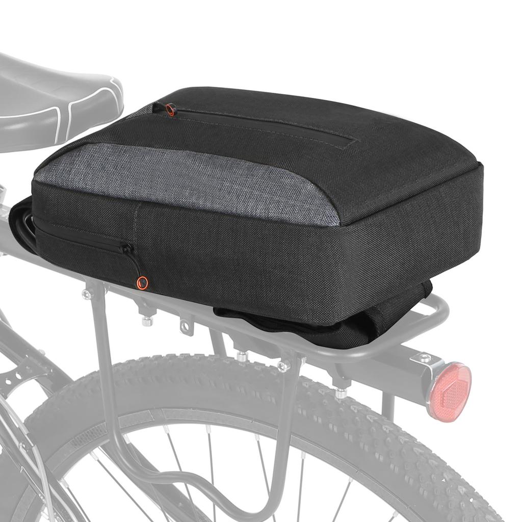 2 in 1 Bicycle Trunk Bag Casual Chest Sling Pack Bag Cycle Bike Rear Rack Carrier Bag Pannier