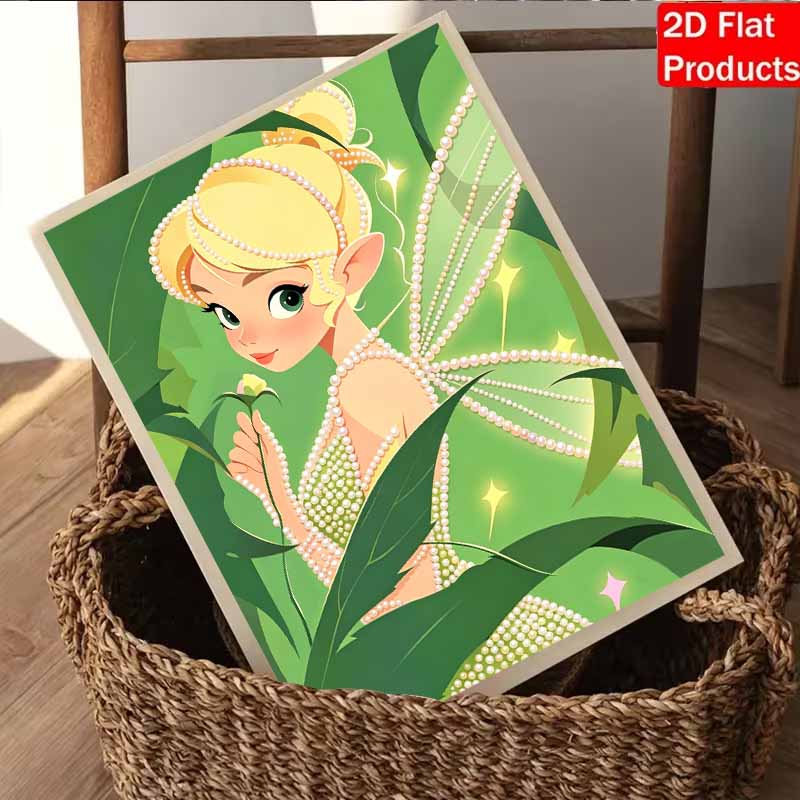 Disney Pearl Painting Fairy of Wonder DIY Pearl Art Painting Pearl Jewelry Painting Picture Handicraft Special Shape Home Wall Decoration
