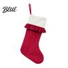 Large Christmas Stockings Sack with Stockings Thick Ruffled Cuff for Fireplace Xmas Gift Hanging Decorative