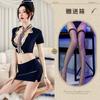 Sex underwear European and American sexy hip skirt cosplay stewardess uniform temptation suit Sao COS uniform