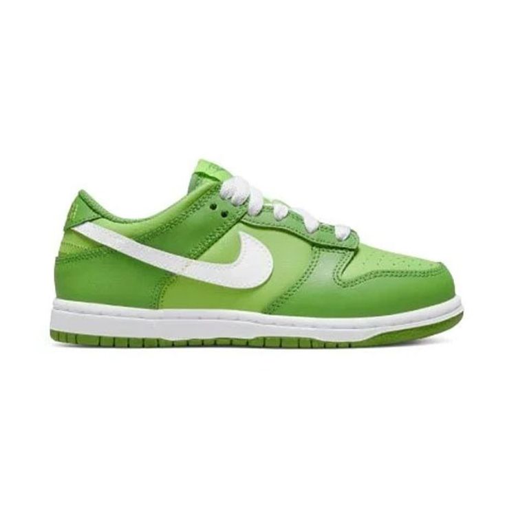 Nike Dunk Low PS Chlorophyll Kids Sneakers Green Vivid-Green White DH9756-301