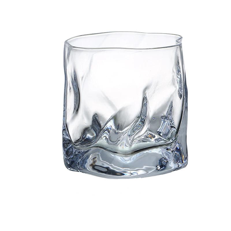 

280 мл японская витая стеклянная кружка для виски Niche Water Cup Drinkware Cocktail Vine Cup Espresso Coffee Cup Milk Cup 280ml-1pcs