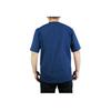 Adidas Originals Trefoil Letter Logo Print Crew Neck Stretch Short Sleeve T-Shirt Men Tops Dark-Blue EC3681
