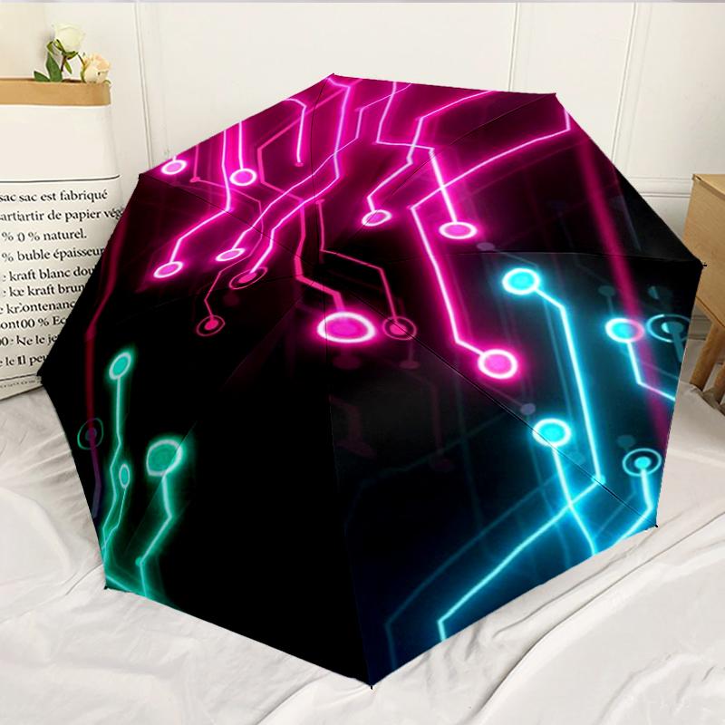 

Abstract Geometric Patterns 8-Frame for Travel, camping, Casual Lightweight Portable Umbrella, Essential for every family Holidays Birthday Gift