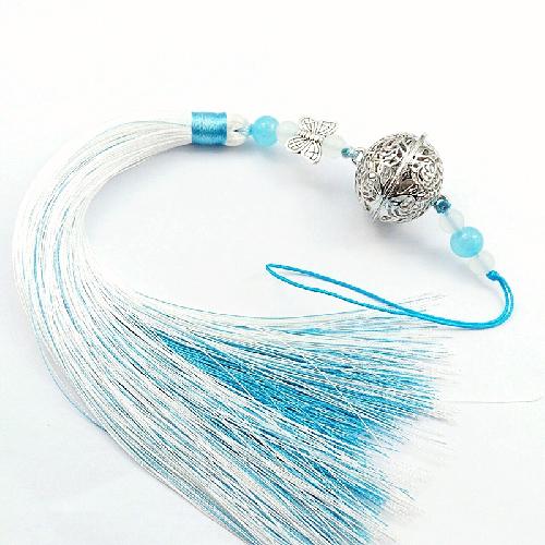 Qingxin Palace Bell Tassel Pendant Hanfu Waist with Yunmeng Jiang Pendant Palace Bell Ancient Style Accessories Fan Pendant Hanging Ear