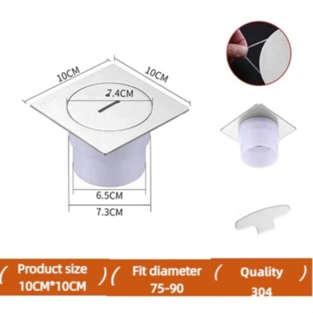 Stainless Steel Floor Drains Anti-odor Bathroom Drainage Square Shower Drain Kitchen