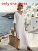 Elegant Long Sleeve A Line Dress With Button Detail For Casual Travel And Daily Wear