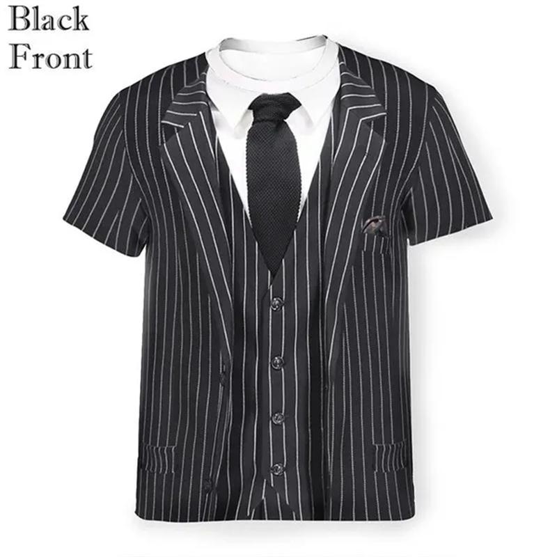 

Западный костюм, футболки с 3D принтом для мужчин, высокое качество, мужской индивидуальный деловой костюм, футболки с 3D дизайном, летние топы с принтом S