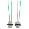 2pcs Light Sockets 12A 10V Heat Resistant LED Harness Connectors with Wire for Industrial