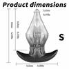 New Unique-Shaped Anal Plug – Large-Head Anal Dilator & Masturbator – Silicone Adult Sex Toy