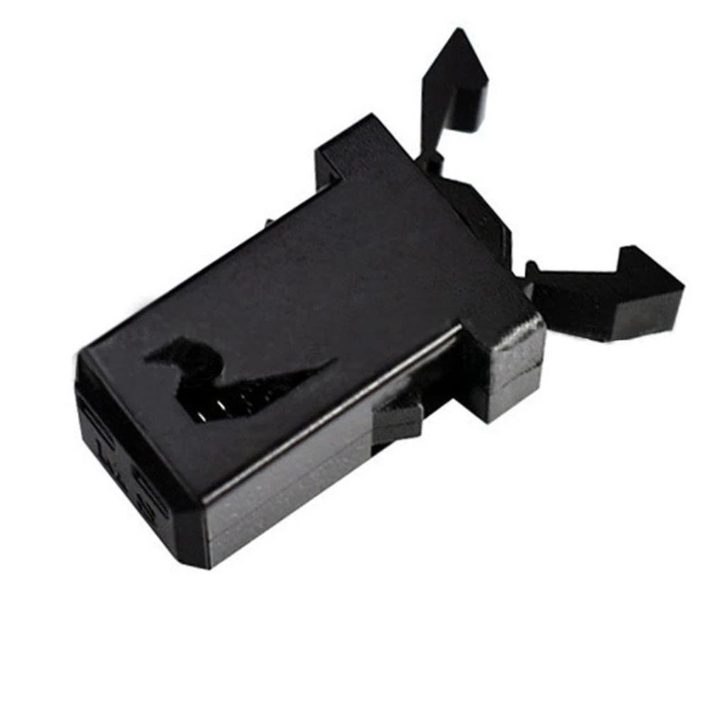 Holder Overhead Console Car Sunglasses`Latch Lock Switch Plastic`Metal Black New