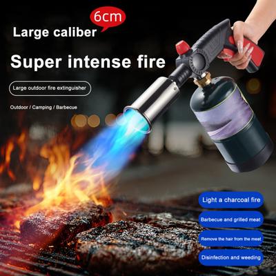 Portable Grill Torch Lightweight Adjustable Flame Propane Torch Campfire Starter Outdoor Camping Hiking Cooking BBQ Charcoal Propane Torch