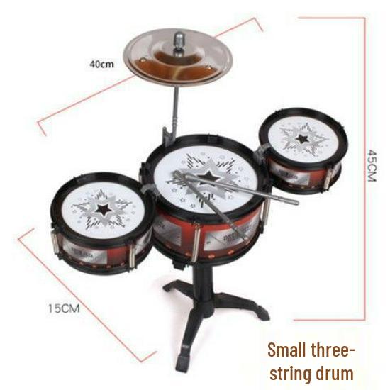 Детский ударный инструмент для начинающих: Большой джазовый барабанный комплект для интеллектуального развития