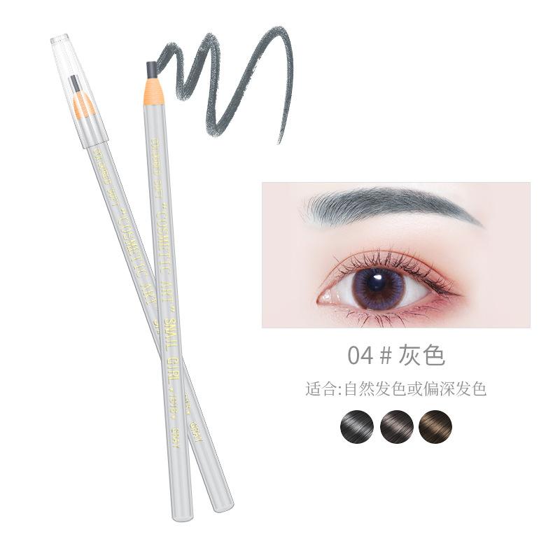 Snail Girl Anti-Counterfeiting Pull Line Waterproof Eyebrow Pencil, Makeup Artist Embroidery Without Makeup Belt 1818 Pull Line Eyebrow Pencil