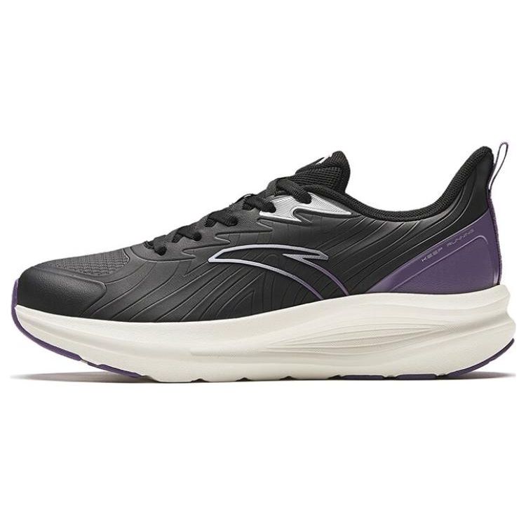 Anta Comfortable Versatile Shock Absorbing Low Top Running Shoes Women Sneaker Black 122345538-8 37.5