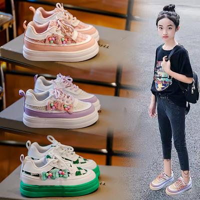 Children's Sneakers New Autumn Comfortable Flower Girl Fashion Casual Sneaker
