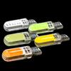 2/10PCS T10 W5W LED Bulbs Car Interior Dome Maps Trunk License Plate Lights 12V COB-12SMD 7500K White Yellow Red Blue