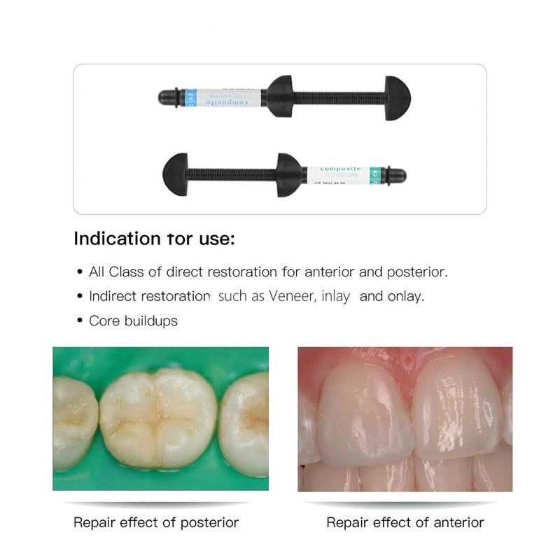 Niceden Dental Composite Flowable Resin Oral Filling Resin Materials Light Cure Dentistry Filling Consumables