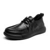 Fashion Men Business Shoes Mens Leather Loafers Luxury Brand Breathable Soft Men Casual Shoes  Male Lace Up Shoes Moccasins