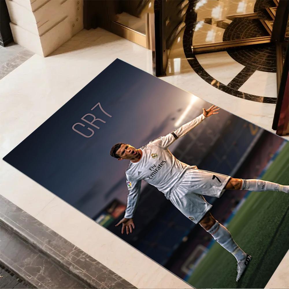 Ronaldo's Number Seven Jersey Area Rug Design for Dining Room Foyer Outdoor Playrooms Anti-slip Rug Office home decor