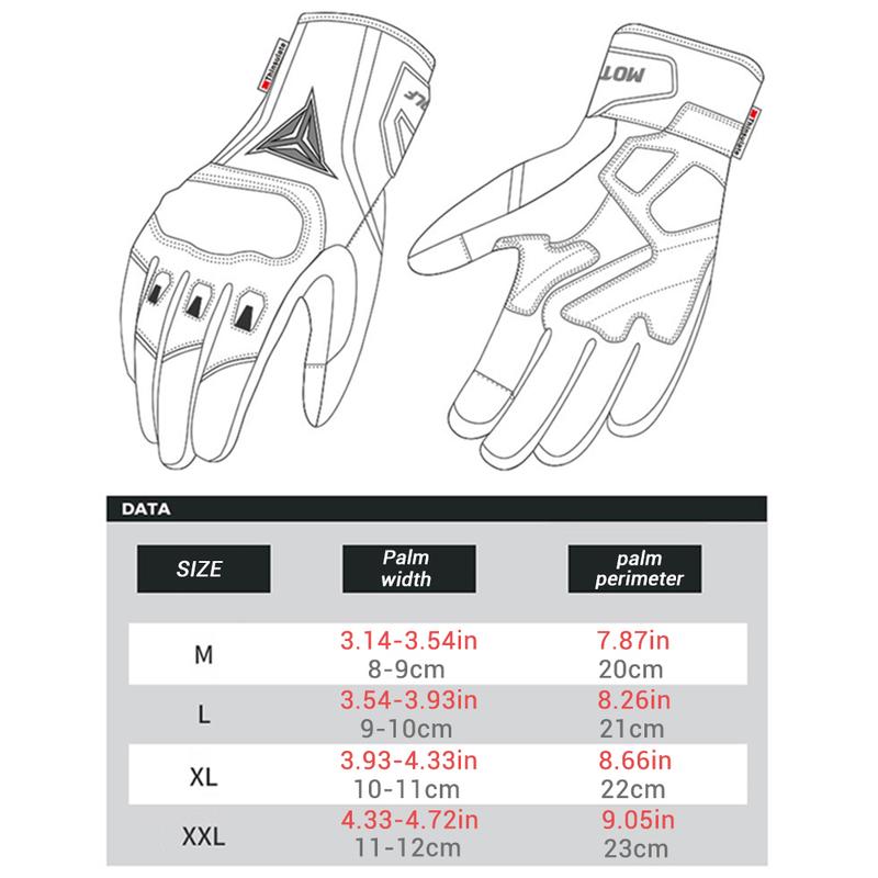 Motorcycle Gloves Leather Men Gloves Summer Cycling Motorbike Guantes Moto Motocross Bicycle Touch Screen Breathable Protective