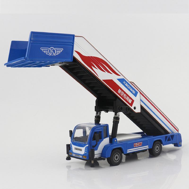 

Модель легкосплавного транспортного засобу для посадки в аеропорту, 1:43 вдосконалена автомобільна іграшка для аеропорту, дитячий подарунок, пасажирська драбина для посадки в аеропорт синій