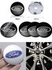 4 ks Pro Ford Focus MK4 Explorer Mustang Fiesta MK7 Ranger Krytka Středového Krytu Kola Pneumatiky Nálepka Odznak Kryt Autopříslušenství