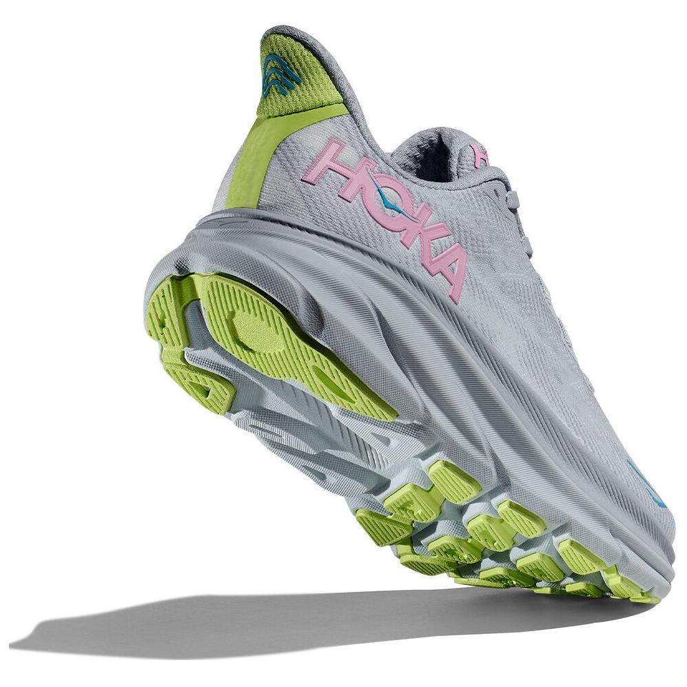HOKA  Clifton 9 Wide Gull Sea Ice Women Sneakers Grey 1132211-GLLS
