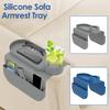 Silicone Couch Cup Holder Sofa Armrest Tray Anti-Slip Sofa Coaster Arm Chair Couch Recliner Remote Control Organizer Holder