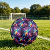 1 Stück Fußball mit Sternenhimmel-Thema, Größe 5, Leichtes PVC, Fußball für das Training im Freien, Geschenk j61451