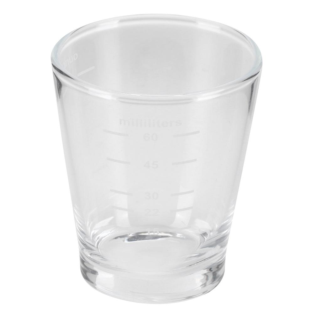 80ml šálek na kávu s váhou, odměrka na mléko, pro domácí kancelář, kavárnu, průhledný
