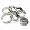 1 Set Cookie Cutter Stainless Steel Circle Biscuit Cutter Effortless Cookie Shaping Pastry Tool for Home