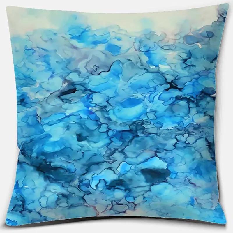 Ink Art Pattern Pillowcase Office Living Room Home Pillowcase Car Ornaments