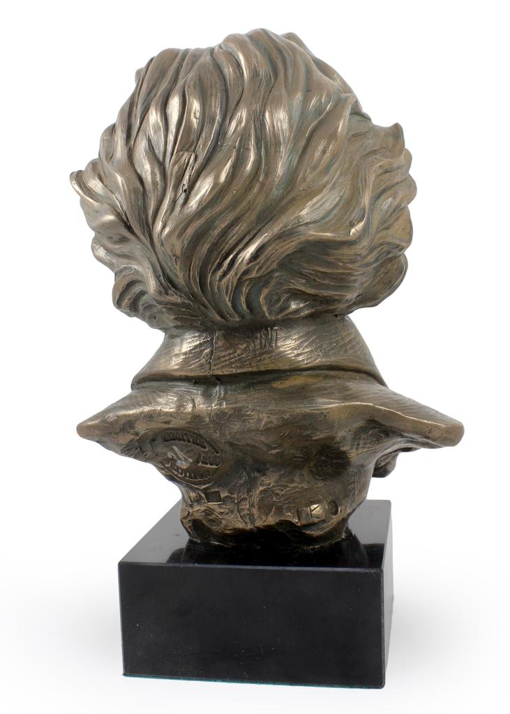 Ludwig van Beethoven - Marmorbüste, Statuette einer berühmten Persönlichkeit, Dekoration für Büro, Schule und Hotel von der Marke Art-Dog