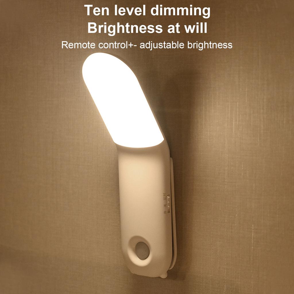 LED Night Light Touch Control Cabinet Light with 3 Color Temperature Stepless Dimming Wardrobe Light 270 Degrees Rotatable Reading Light with Hook St