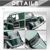 1:36 Alloy Vintage Sedan1940 Die Cast Car Model Car Classic  Model Pull Back Car Model Miniature Vehicle Replica Giftle