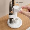 High Capacity Rotating Pen Stand 4 Compartments   ABS Construction Office Supply