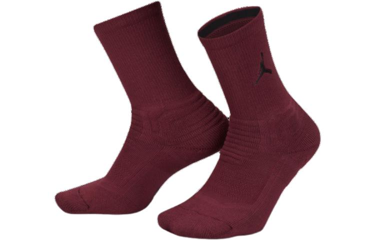 Jordan Crew Socks Men s 1 Pack Cherrywood Red SX5854-680 XL