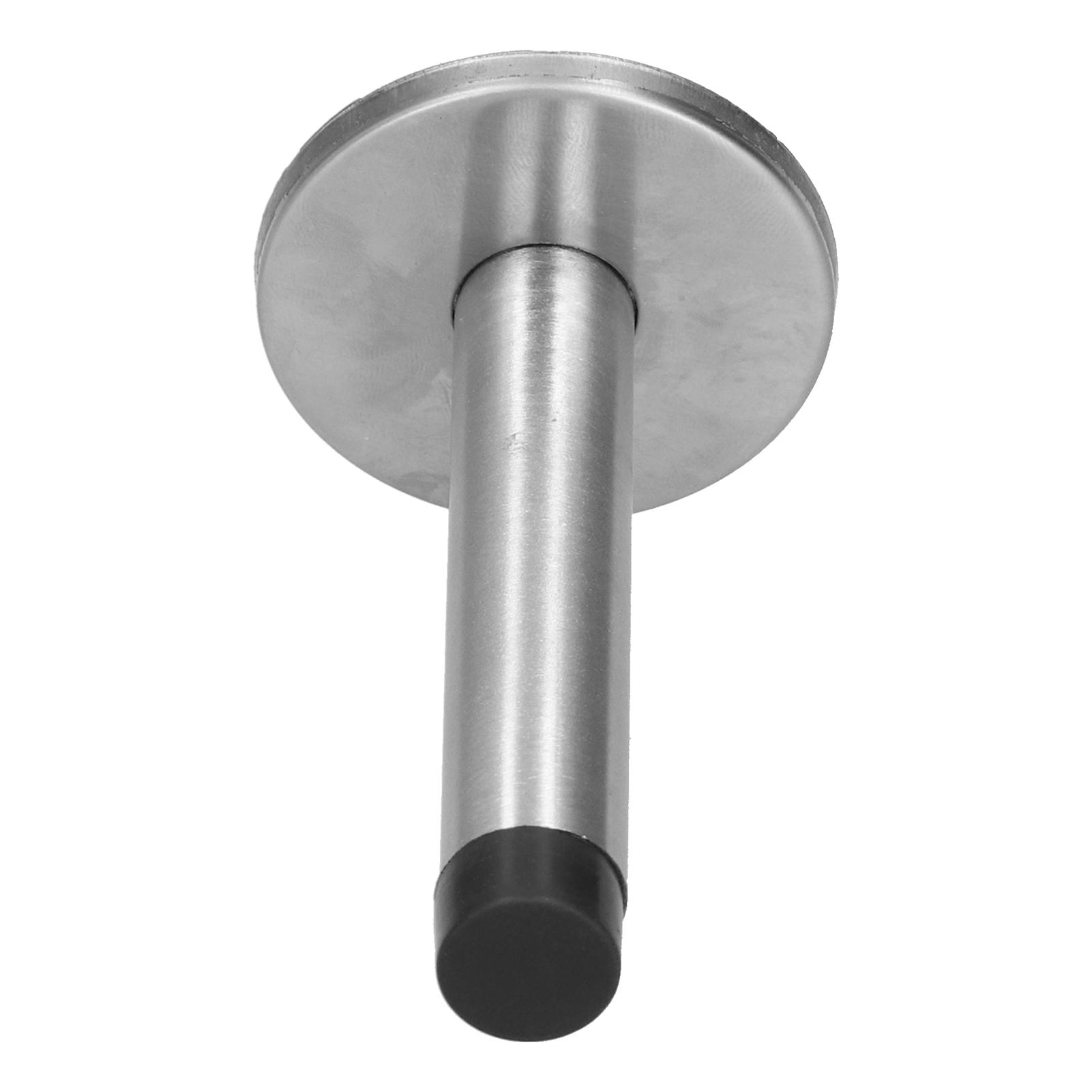 Roestvrijstalen Deurstopper Wandmontage Deurstops met Zacht Rubberen Stootkussen voor Zware Deuren ter     van Schade Accessoire Hardware  ion