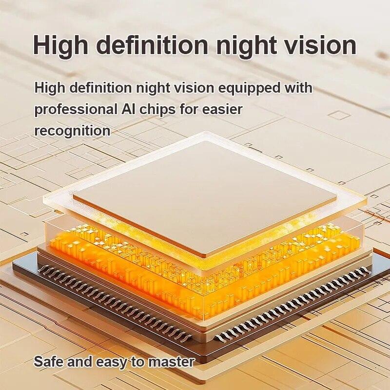 3.5 "Digital Electronic Monitoring Video Doorbell 520A Smart Video Doorbell Camera Large Field of View Wide Angle