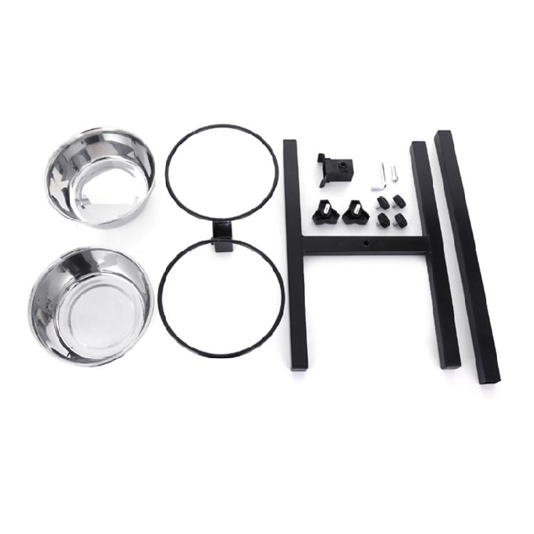 Anti-slip Elevated Durable Dog Bowls Adjustable Height Pet Cat Feeding Dish