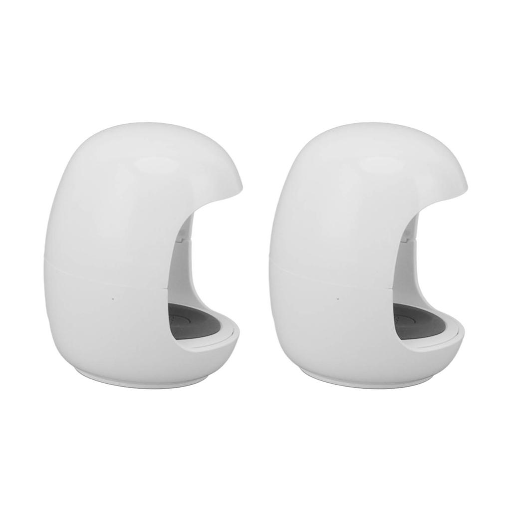 2 Stück Mini LED Nagellampe Niedliche Mini Eierschale Schnelltrocknend Tragbare UV Gel Nagellampe für Heimnagel