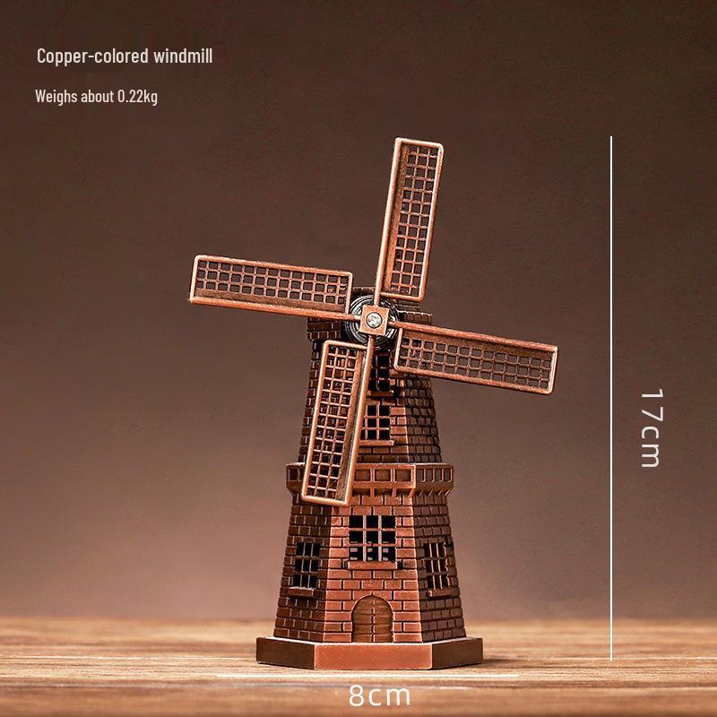 High-End Metal Landmark Building Model for Office & Living Room Decoration