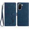 Quill Pen Embossed Pattern Flip Card Design Wallet Case for Nokia C12 C2 C210 C22 C310 C32 G310 XR21...(8-Color)