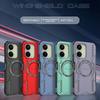KEYSION Hollow Heat Dissipation Case for Redmi 13C 4G 5G Silicone+PC Magnetic Cooling Shockproof Phone Cover for Xiaomi POCO C65