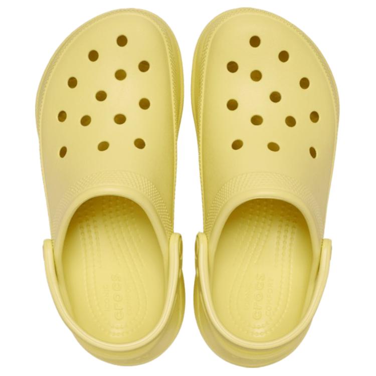 Crocs Bae Clog Classic Damen Gelb Bequem Vielseitig Plateau Atmungsaktiv Outdoor Clogs 206302-78R
