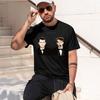 Pet Shop Boys 2026 New Fashion Heavyweight Hot Selling Retro Printed Pattern Fun Round Neck Tshirt For Daily Comfort