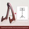 Vertical Folding Guzheng Stand: Ancient Style Floor and Wall Mount